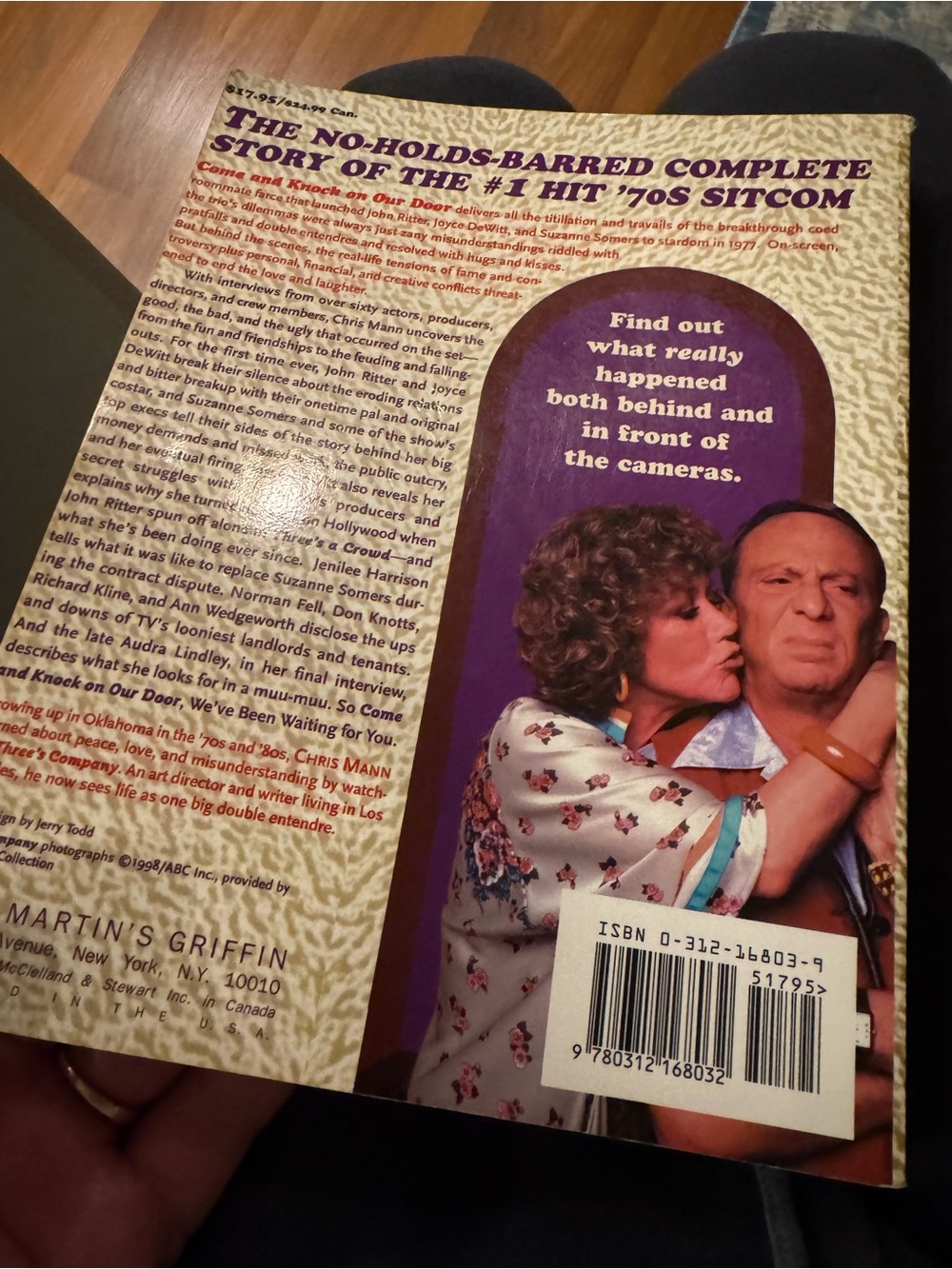 Out of print. Rare. Threes company book